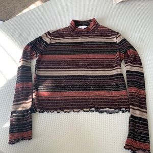 Glittery turtle neck